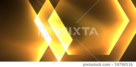 Vintage holographic shiny neon color light, great design for any purposes. Abstract magic motion 59790516