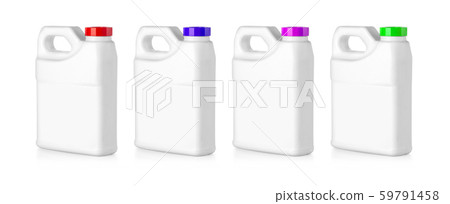 white plastic canister white plastic canister 59791458