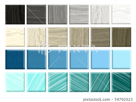 Set of different mosaic marble smalt 59792023