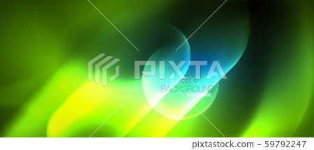 Blue neon round shapes techno background Blue neon round shapes techno background 59792247