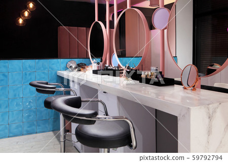 Interior of luxury stylish beauty salon. chairs Interior of luxury stylish beauty salon. chairs 59792794