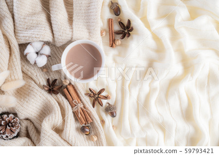 Autumn or winter composition background concept Autumn or winter composition background concept 59793421