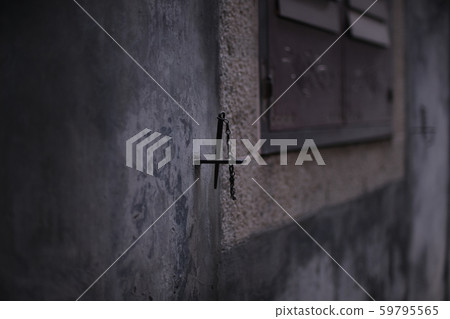 Window bolts of ancient Macau houses 59795565