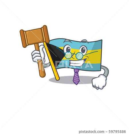 Mascot flag bahamas with in judge character Mascot flag bahamas with in judge character 59795886