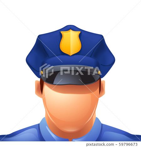 police man on white police man on white 59796673