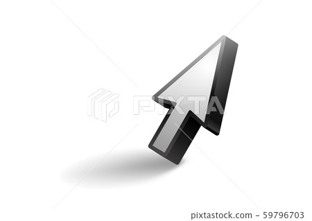 pointer on white 59796703