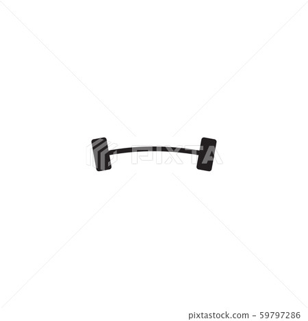 Barbell logo design vector template Barbell logo design vector template 59797286