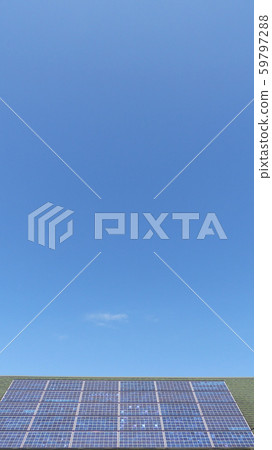 Blue sky and solar panels Blue sky and solar panels 59797288