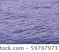 Wallpaper material Beautiful sea wave pattern, light purple in the sunset, Suruga Bay Wallpaper material Beautiful sea wave pattern, light purple in the sunset, Suruga Bay 59797973