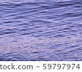 Wallpaper material Beautiful sea wave pattern, light purple in the sunset, Suruga Bay Wallpaper material Beautiful sea wave pattern, light purple in the sunset, Suruga Bay 59797974