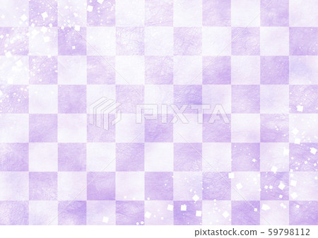 Checkered pattern purple - Stock Illustration [59798112] - PIXTA