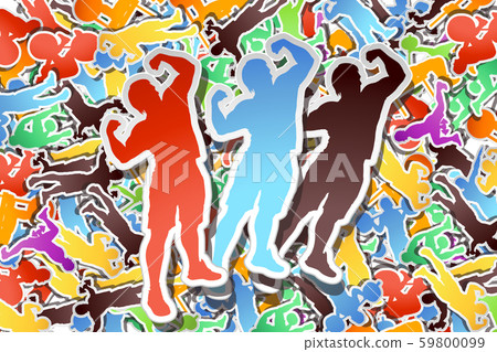 picture of paper athletes 59800099