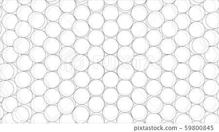 Abstract background of cylinders outline. Vector 59800845