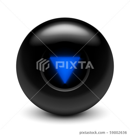 magic ball on white magic ball on white 59802636