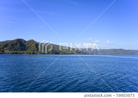 Lake Toya (view from pleasure boat) 59803073