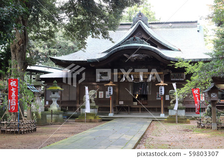 Mikuni Shrine worship hall (Mikuni, Sakai City, Fukui Prefecture) 59803307