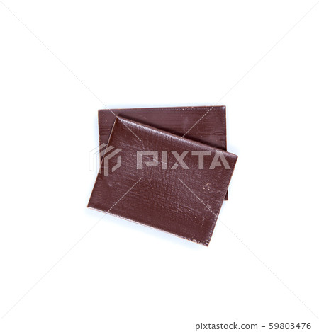 Chocolate bar or pieces on a background new. 59803476
