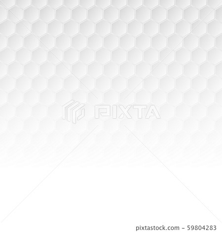 White geometric hexagons abstract technology 59804283