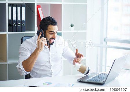 Coffee spilling on the table in the morning working day at office table Coffee spilling on the table in the morning working day at office table 59804307