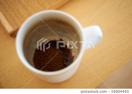 Instant coffee before pouring Instant coffee before pouring 59804493