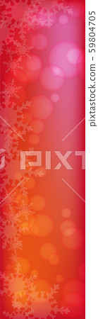 冬季夢幻般的雪晶背景素材，寬闊的摩天大樓 59804705