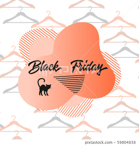 Vector Pattern Black Friday Sale Purchase Discount 59804838