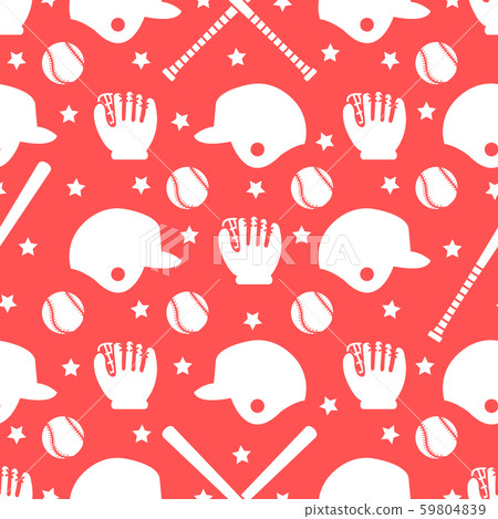 Vector sports seamless pattern Baseball equipment Vector sports seamless pattern Baseball equipment 59804839