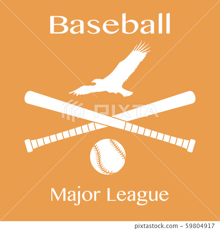 Baseball bats, ball and eagle Vector illustration Baseball bats, ball and eagle Vector illustration 59804917