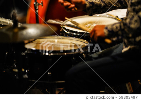 Jazz Live Drum Play Jazz Live Drum Play 59805497