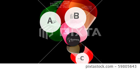 Modern advertising concept for wallpaper design. Vector info graphic design. Vector design concept 59805643