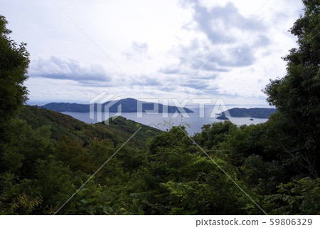 View from the road to Yaki fire shrine (Nishinoshima-cho, Oki-gun, Shimane) 59806329