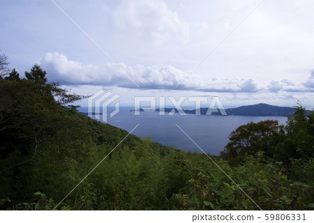 View from the road to Yaki fire shrine (Nishinoshima-cho, Oki-gun, Shimane) 59806331