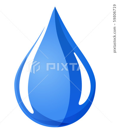 Water Drop Icon Stock Illustration