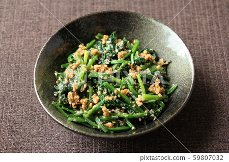 Spinach sesame seeds Spinach sesame seeds 59807032