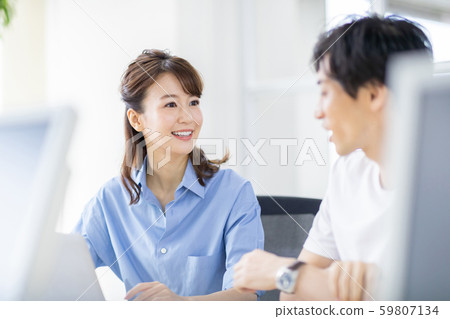 person, business, two people 59807134