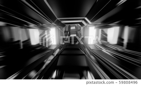 futuristic scifi space hangar tunnel corridor with glass windows 3d rendering background wallpaper, futuristic scifi space hangar tunnel corridor with glass windows 3d rendering background wallpaper, 59808496