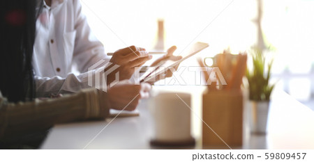 Cropped shot of young designer team working on Cropped shot of young designer team working on 59809457