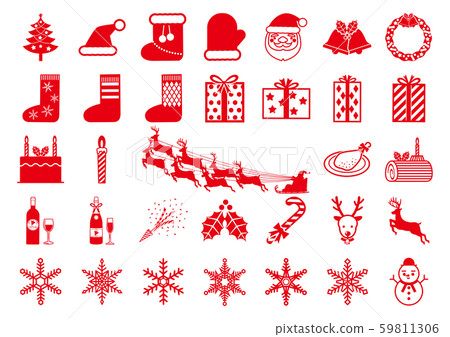 Christmas icon set 59811306