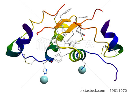 Insulin molecular structure Insulin molecular structure 59811970