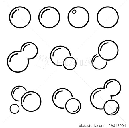 氣泡圖標集 氣泡圖標集 59812004