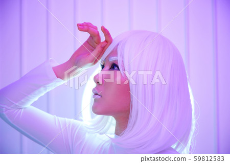 Near future AI image Virtual space 59812583