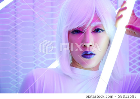 Near future AI image Virtual space 59812585