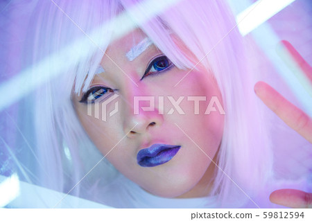 Near future AI image Virtual space 59812594