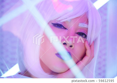 Near future AI image Virtual space 59812595