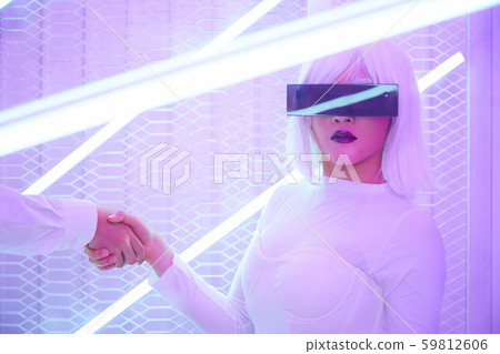 Near future AI image Virtual space 59812606