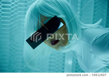 Near future AI image Virtual space 59812607