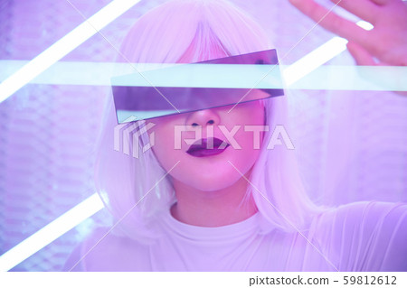 Near future AI image Virtual space 59812612