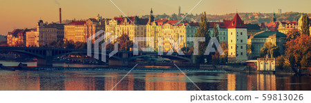 Prague at sunrise 59813026