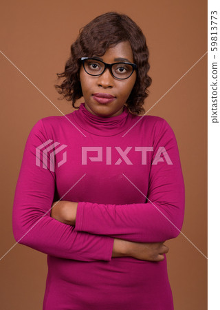 Portrait Of Beautiful Young African Woman 59813773