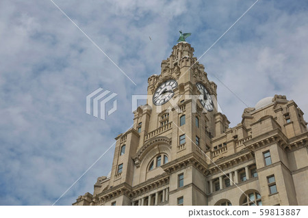 Liverpool's Historic Liver Building and 59813887